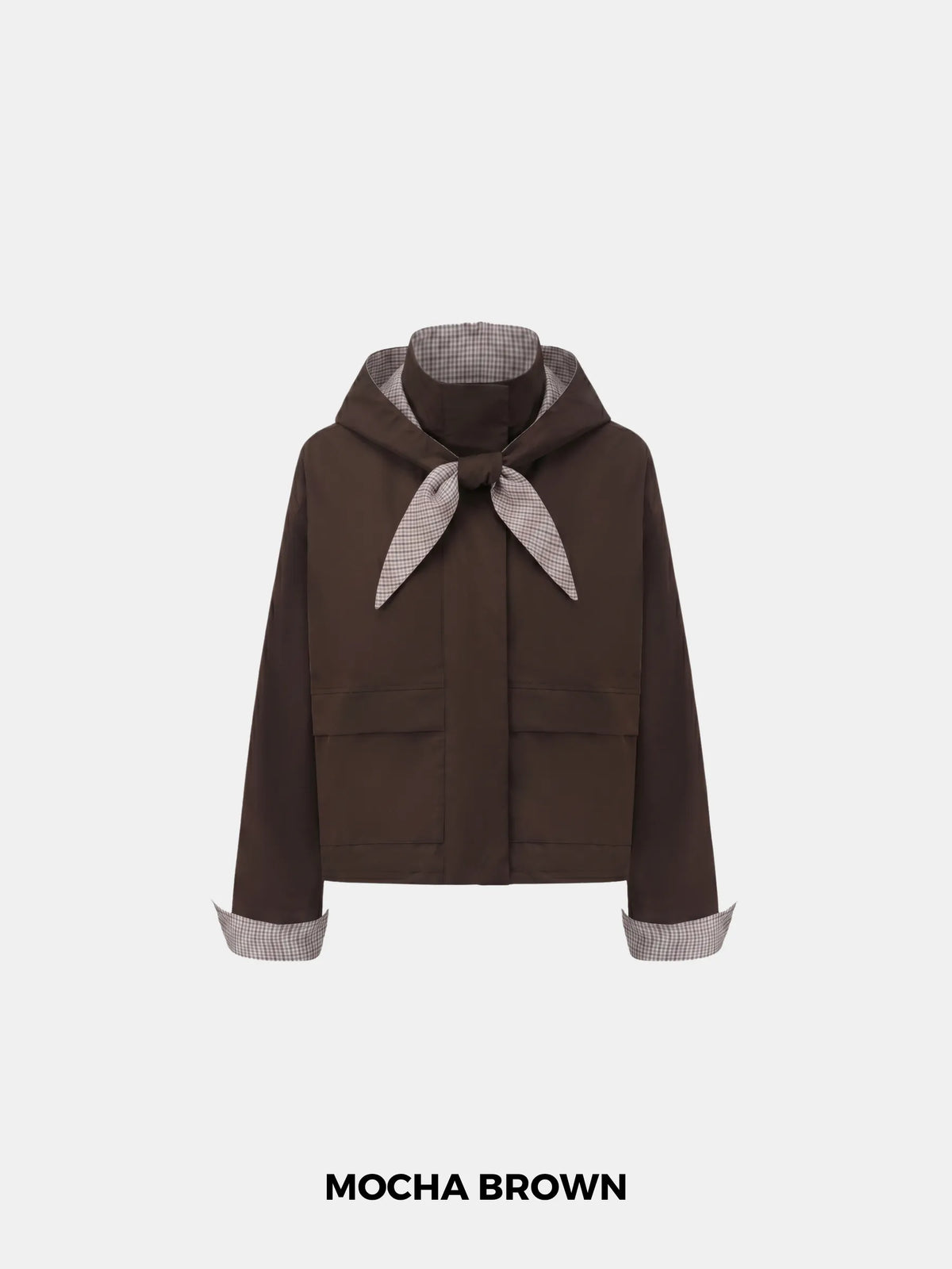 STM-TEX™ Funnel Collar Waterproof Bomber Jacket With Optional Hooded Scarf