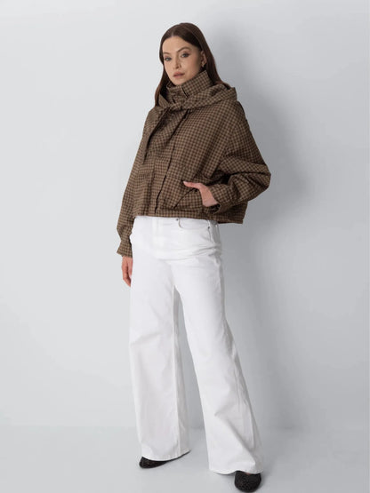 STM-TEX™ Funnel Collar Waterproof Bomber Jacket With Optional Hooded Scarf