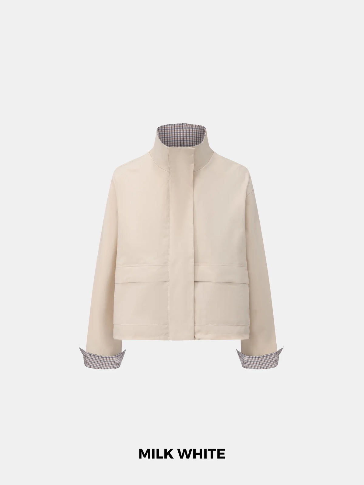 STM-TEX™ Funnel Collar Waterproof Bomber Jacket With Optional Hooded Scarf