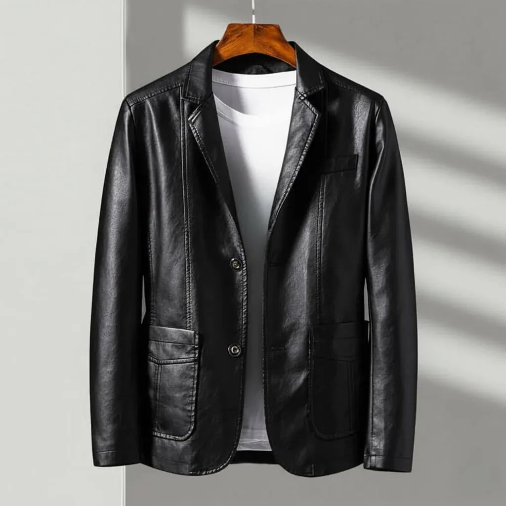 Olymp Leather Blazer