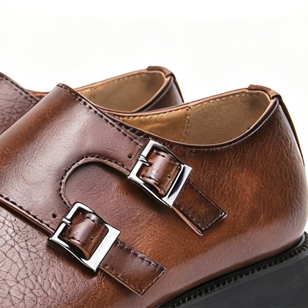 Rex Suede Monk Loafers