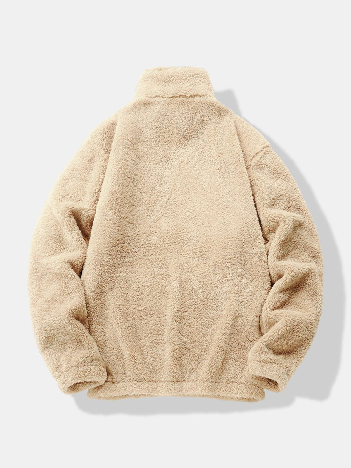 Moletom Teddy com Zíper até a metade