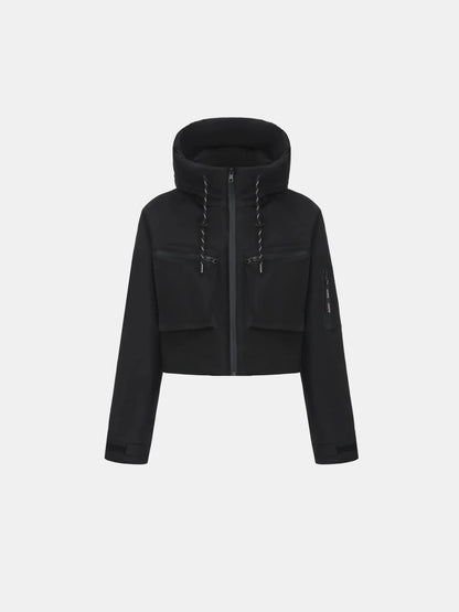 STM-TEX™ Elevated Cropped Hooded Rain Jacket