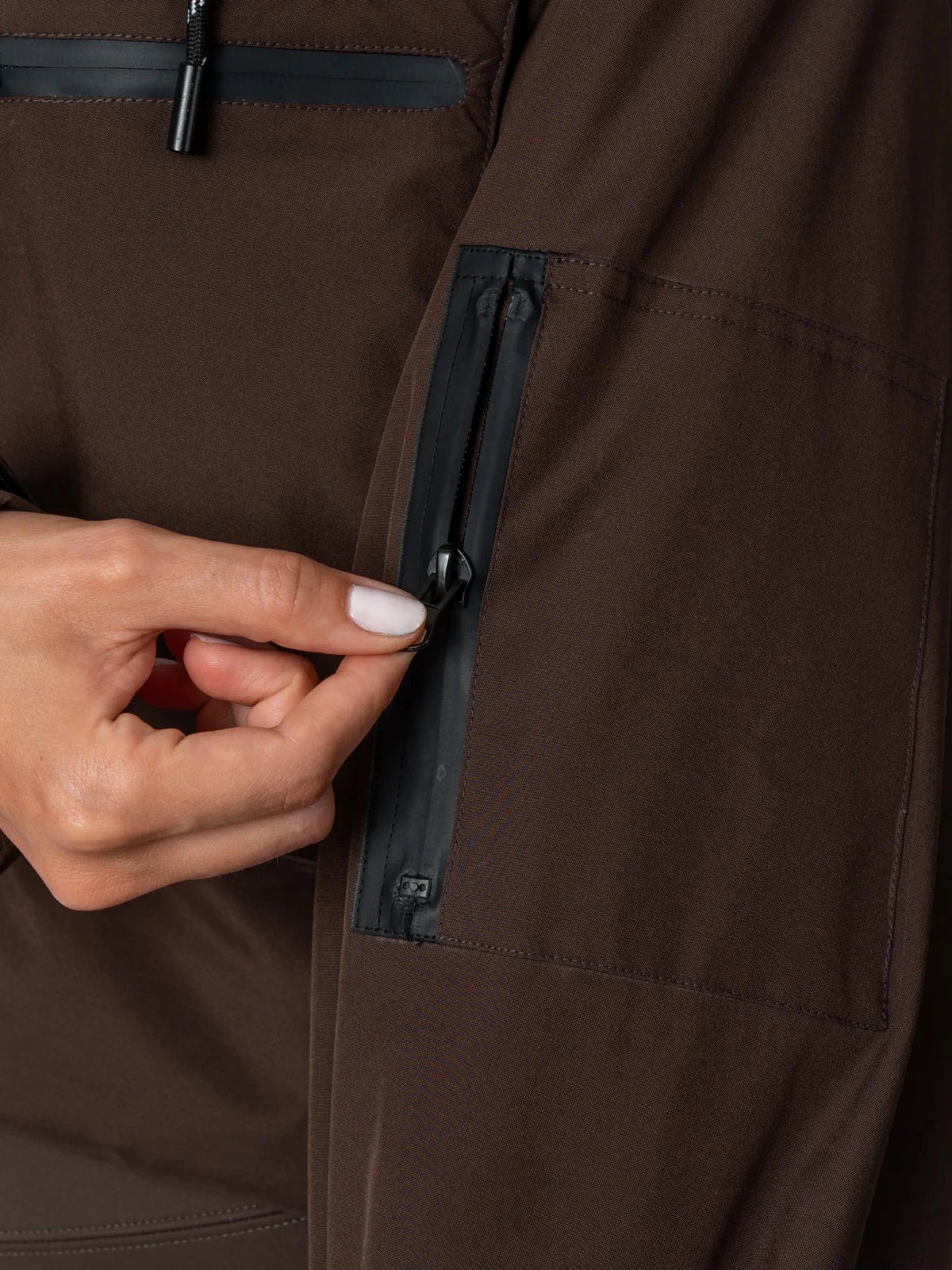 STM-TEX™ Elevated Padded Cropped Hooded Rain Jacket