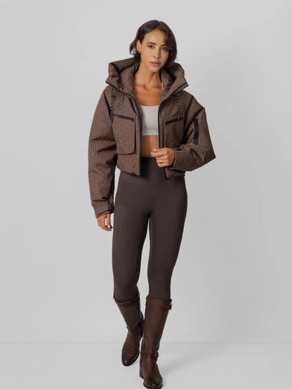STM-TEX™ Elevated Cropped Hooded Rain Jacket