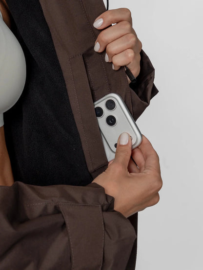 STM-TEX™ Fleece Lined One Size Short Oversized Rain Jacket