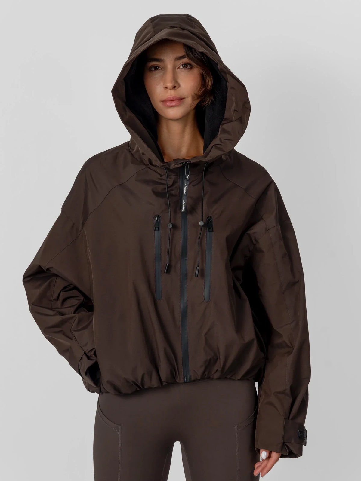 STM-TEX™ Fleece Lined One Size Short Oversized Rain Jacket