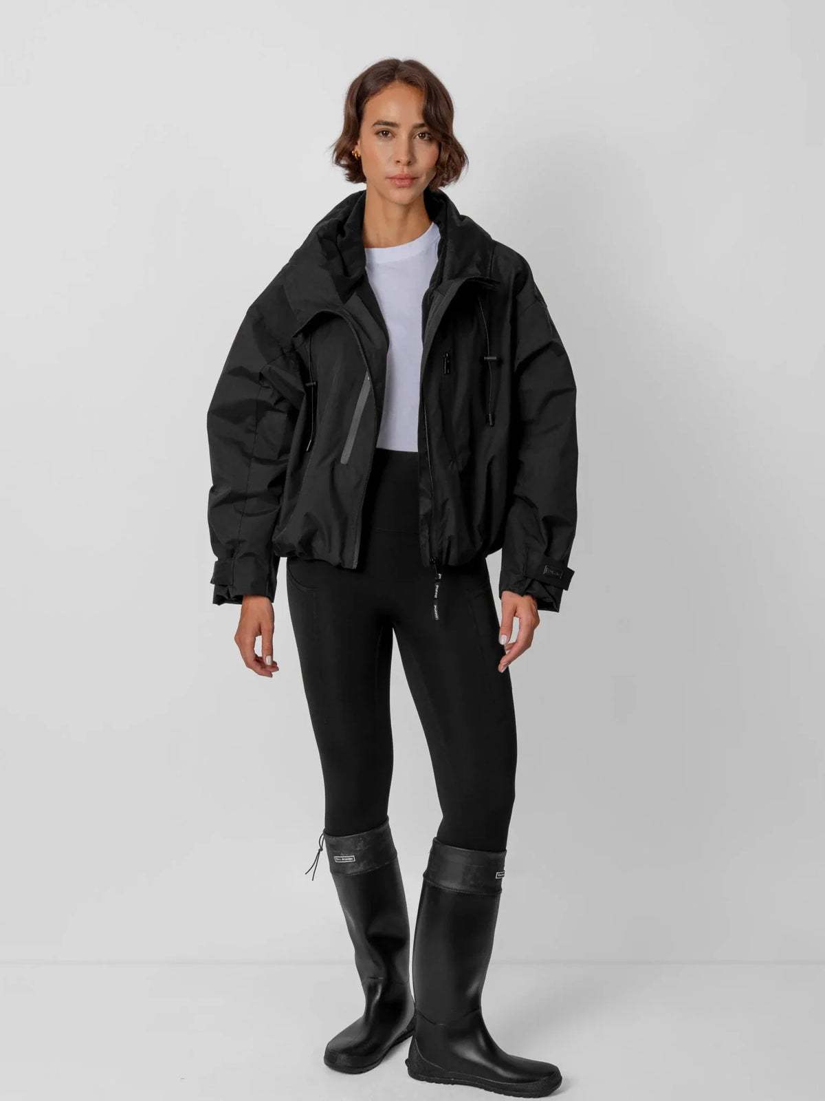 OlympLondon™ One Size Short Oversized Rain Jacket