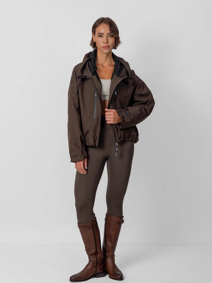 STM-TEX™ Fleece Lined One Size Short Oversized Rain Jacket