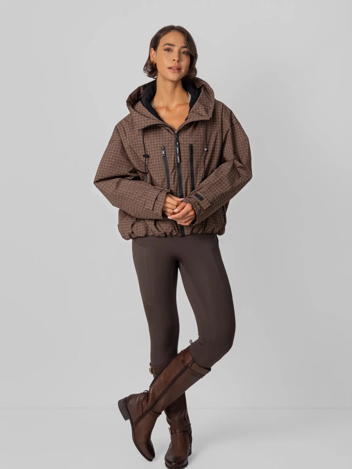 STM-TEX™ Fleece Lined One Size Short Oversized Rain Jacket