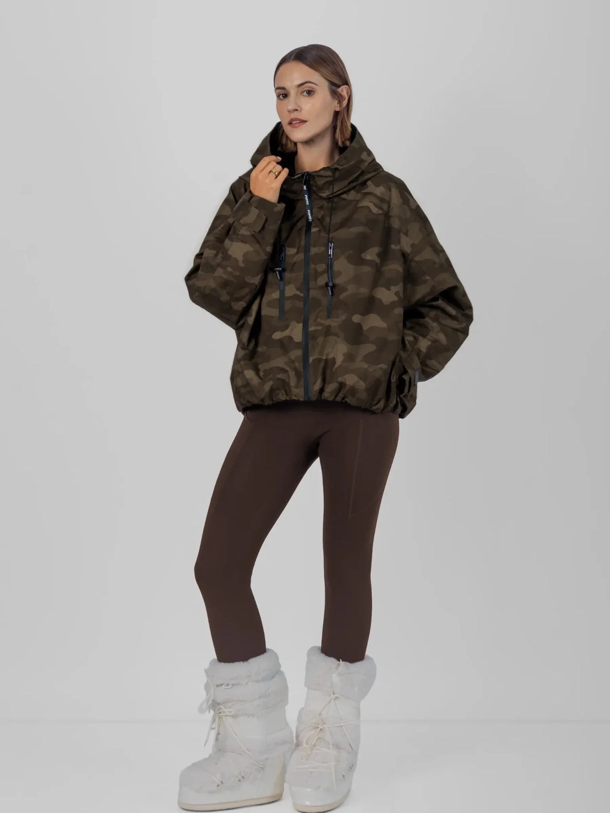 STM-TEX™ Fleece Lined One Size Short Oversized Rain Jacket