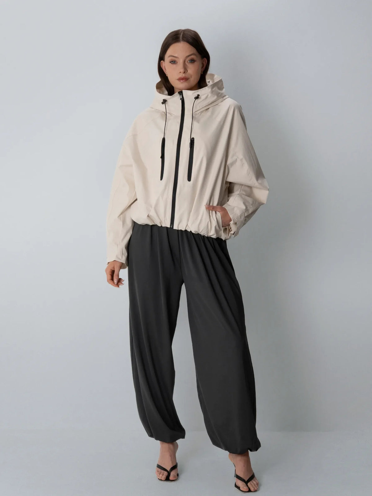 OlympLondon™ One Size Short Oversized Rain Jacket