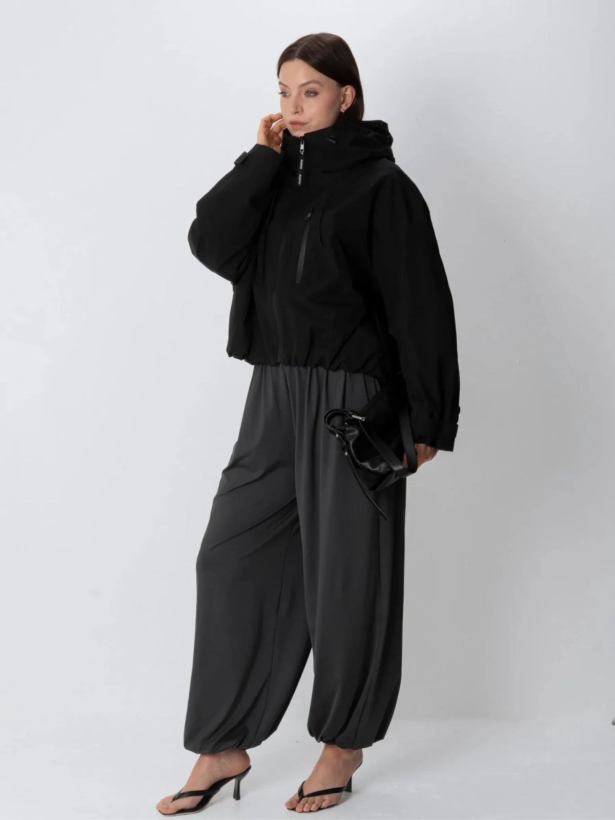 OlympLondon™ One Size Short Oversized Rain Jacket