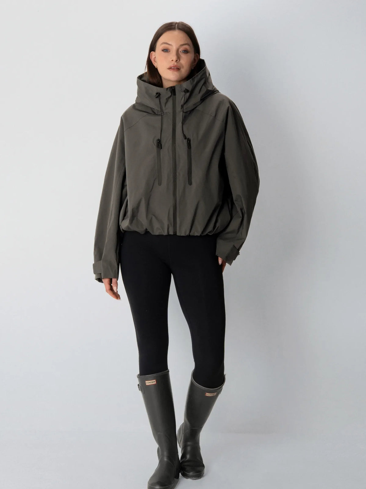STM-TEX™ Fleece Lined One Size Short Oversized Rain Jacket