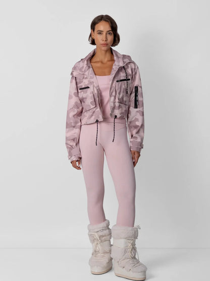 STM-TEX™ Elevated Cropped Hooded Rain Jacket