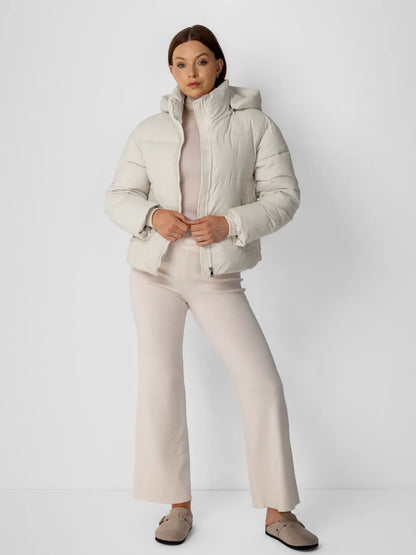 OlympLondon™ Classic Short Detachable Hooded Puffer Jacket