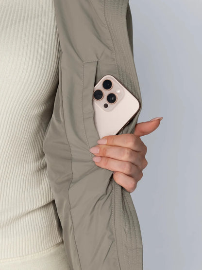 OlympLondon™ Classic Short Detachable Hooded Puffer Jacket