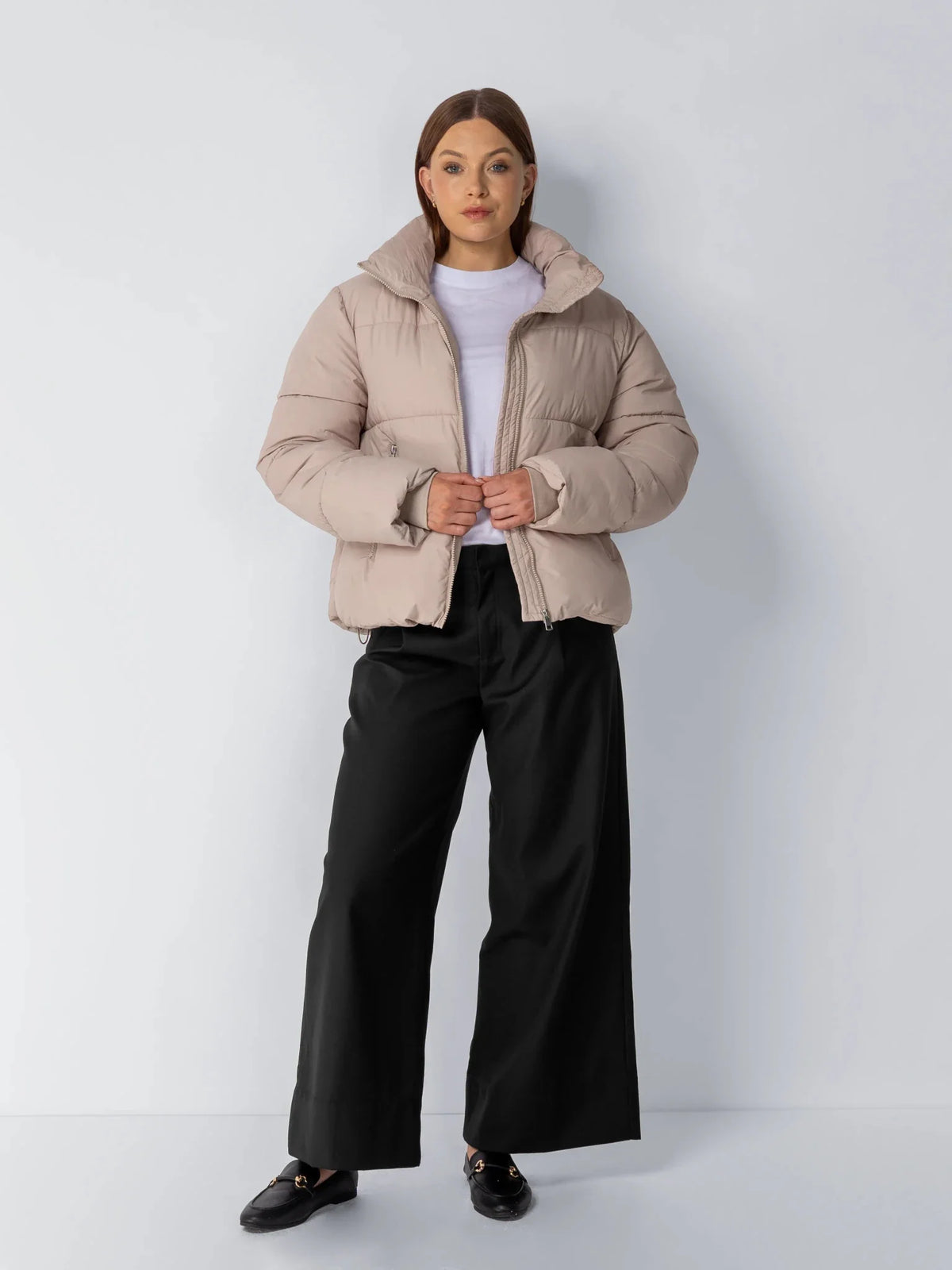 OlympLondon™ Classic Short Detachable Hooded Puffer Jacket