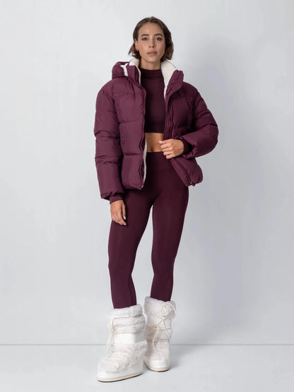 OlympLondon™ Classic Short Detachable Hooded Puffer Jacket