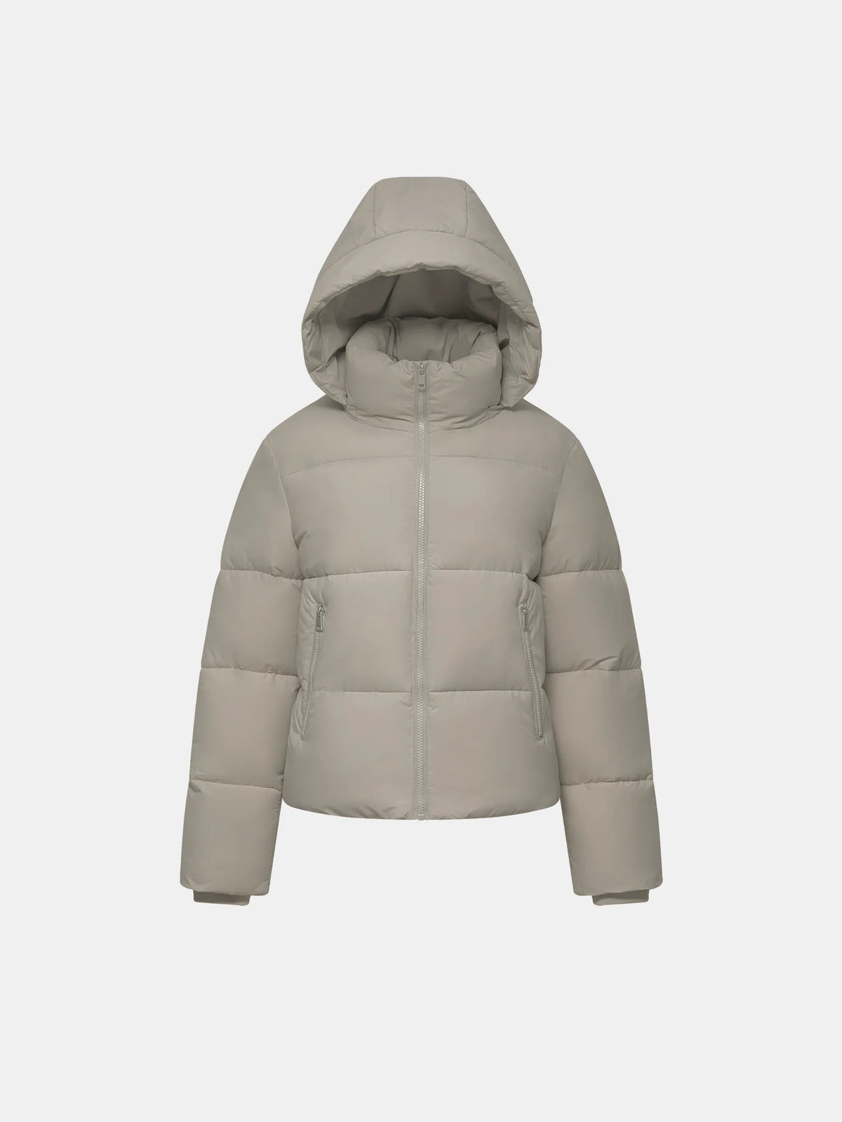OlympLondon™ Classic Short Detachable Hooded Puffer Jacket