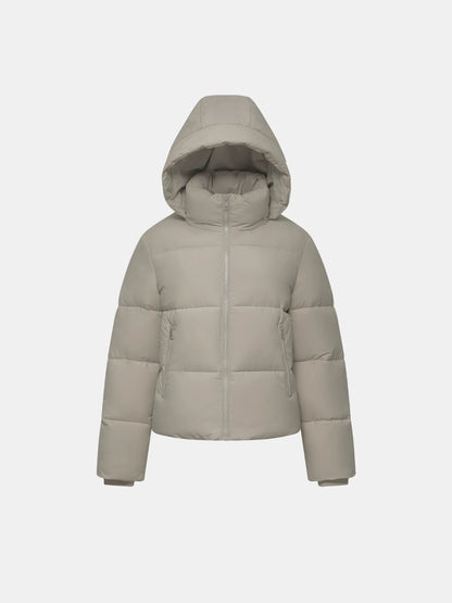 OlympLondon™ Classic Short Detachable Hooded Puffer Jacket