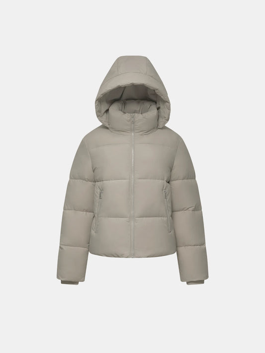 OlympLondon™ Classic Short Detachable Hooded Puffer Jacket