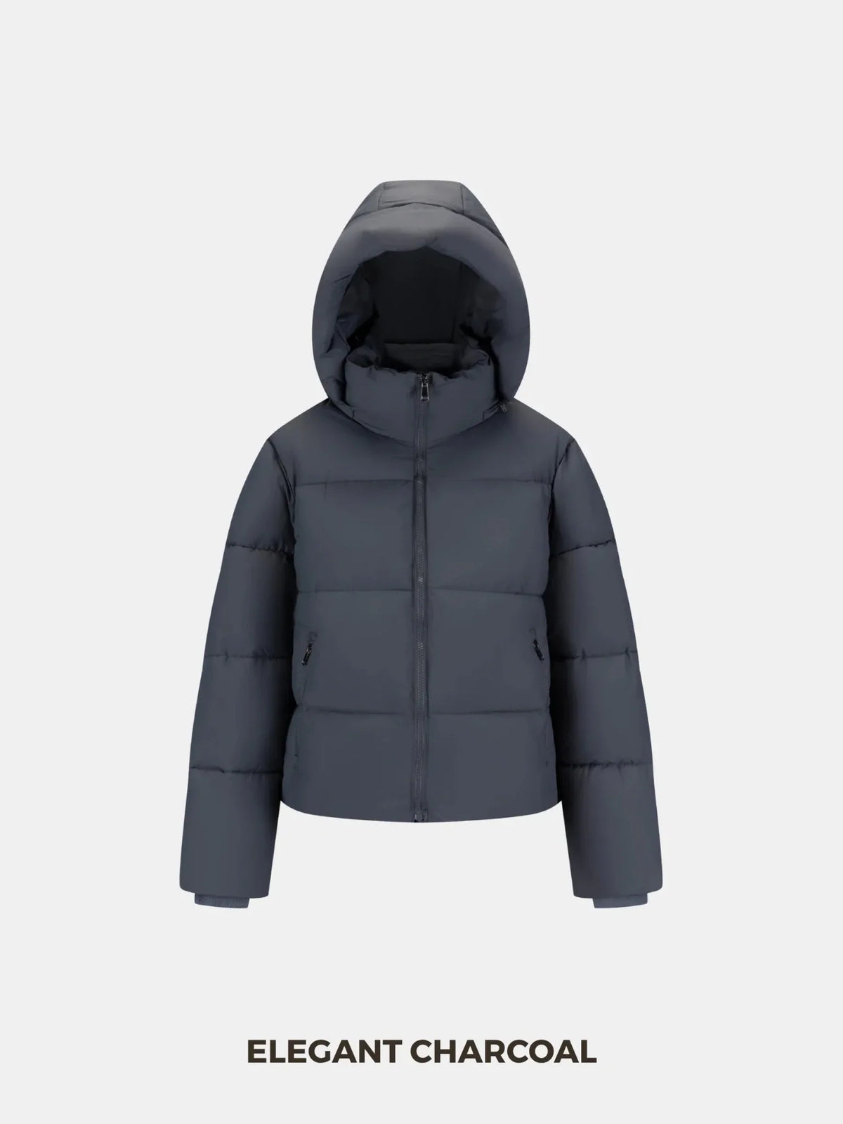 OlympLondon™ Classic Short Detachable Hooded Puffer Jacket