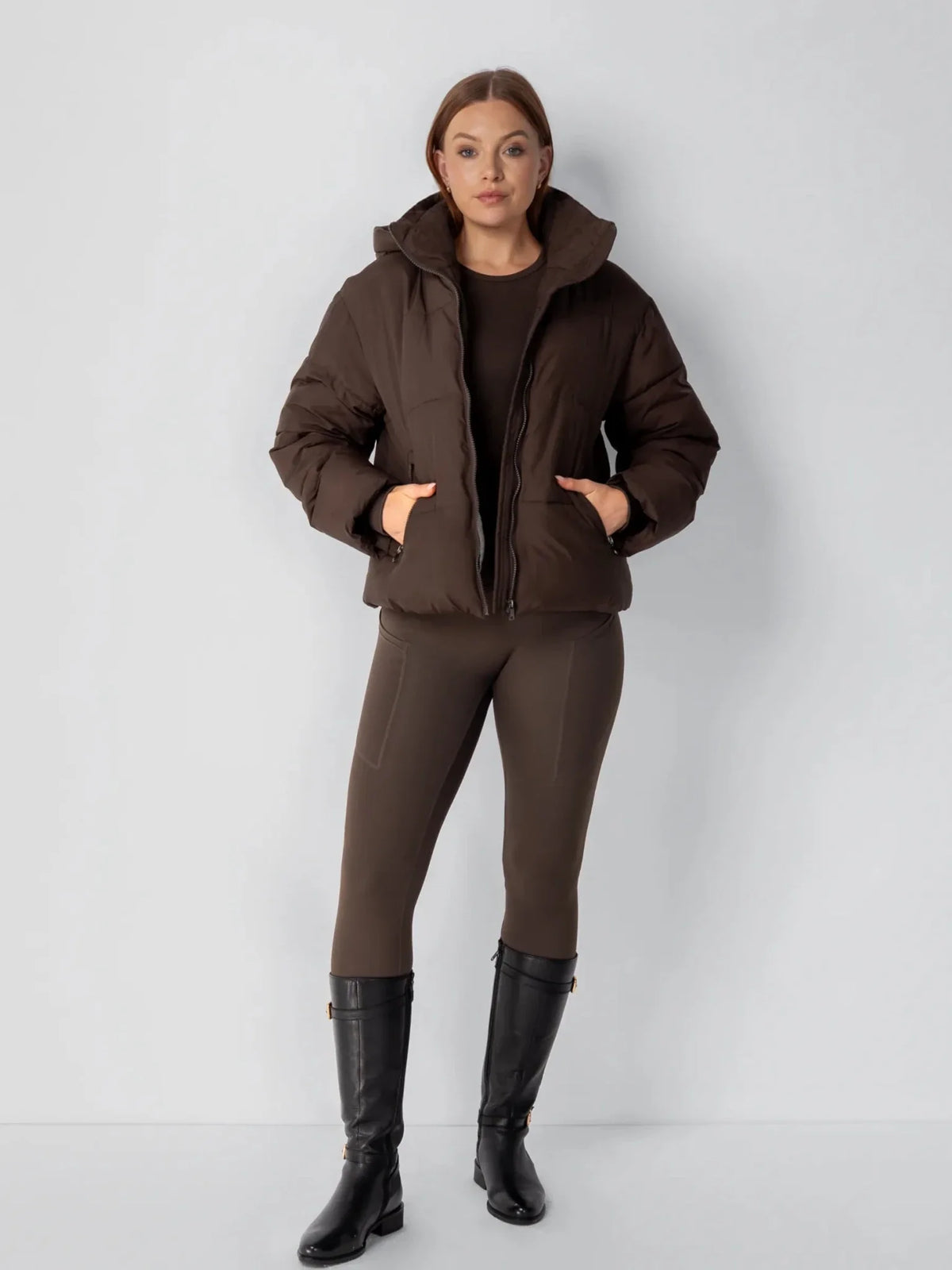 OlympLondon™ Classic Short Detachable Hooded Puffer Jacket