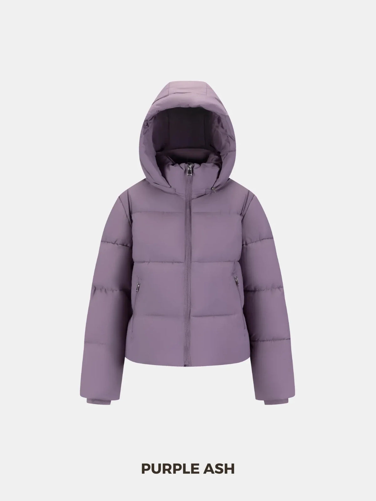 OlympLondon™ Classic Short Detachable Hooded Puffer Jacket