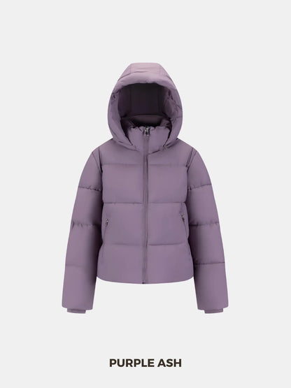 OlympLondon™ Classic Short Detachable Hooded Puffer Jacket