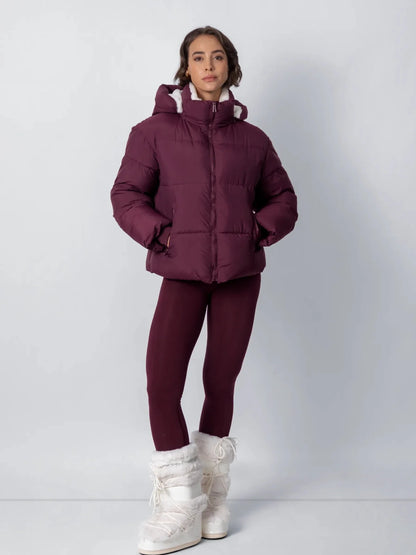 OlympLondon™ Classic Short Detachable Hooded Puffer Jacket