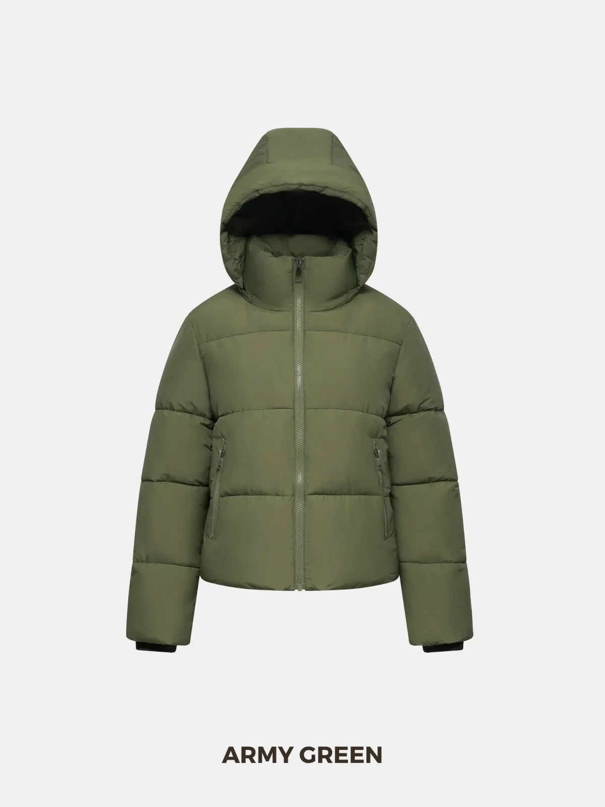 OlympLondon™ Classic Short Detachable Hooded Puffer Jacket