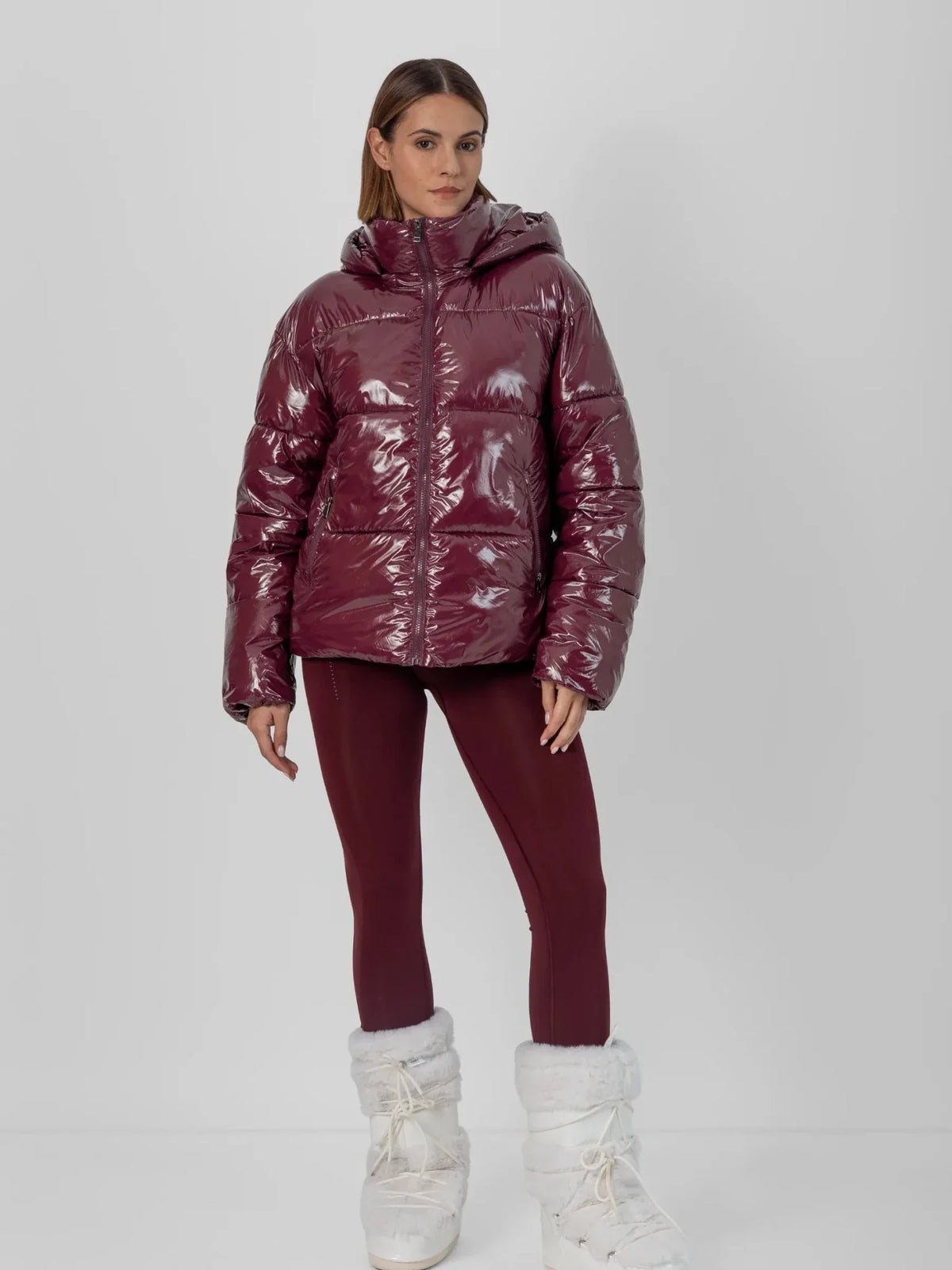 OlympLondon™ Classic Short Detachable Hooded Puffer Jacket
