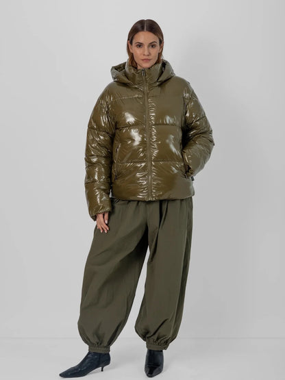 OlympLondon™ Classic Short Detachable Hooded Puffer Jacket